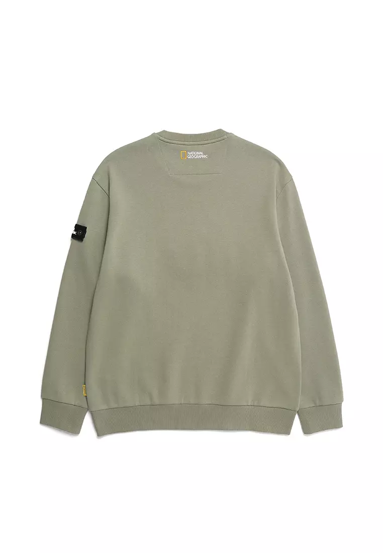 ★【NATIONAL GEOGRAPHIC】★POLYCARTER BIG LOGO SWEATSHIR.T★ Kids Oversize Big LOGO Sweatshirt