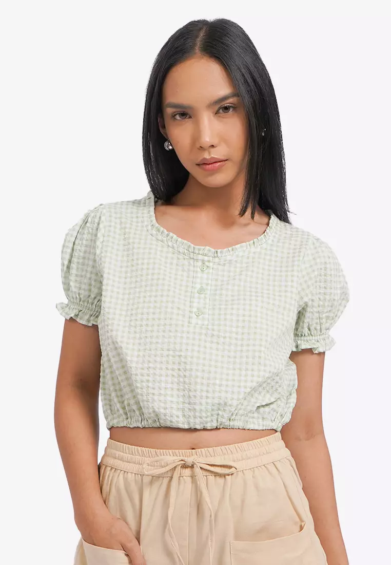 Sweetheart Button Up Blouse