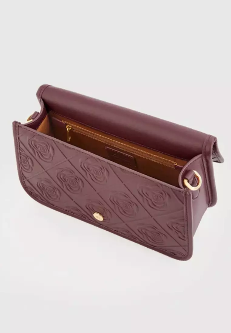 Rois Small Satchel Bag Magenta Purple