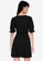 ZALORA BASICS black Ruched Waist Fit & Flare Dress 593BAAAE6F1C83GS_2