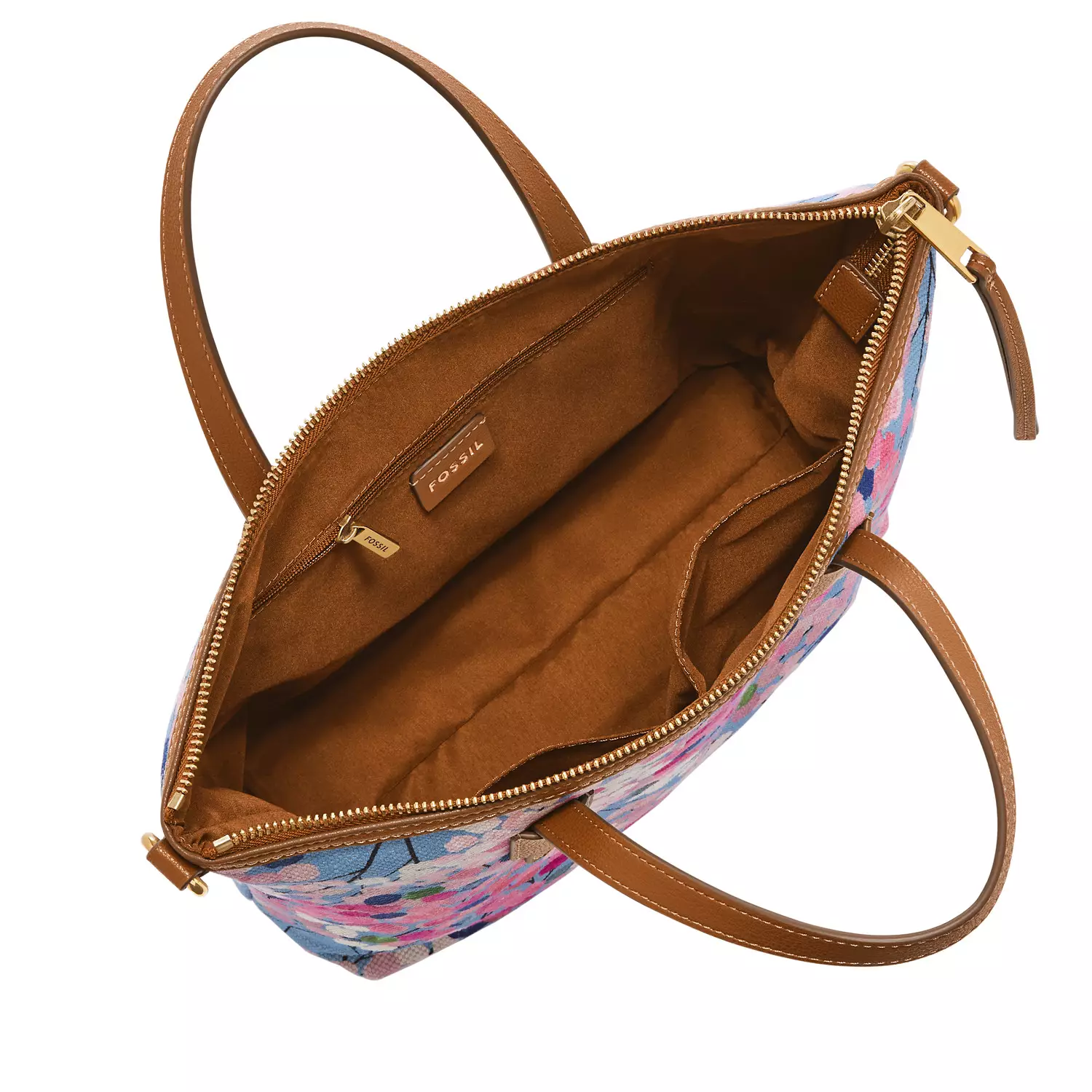 Fossil Skylar Satchel Pink Floral Tas Wanita SHB3242-677