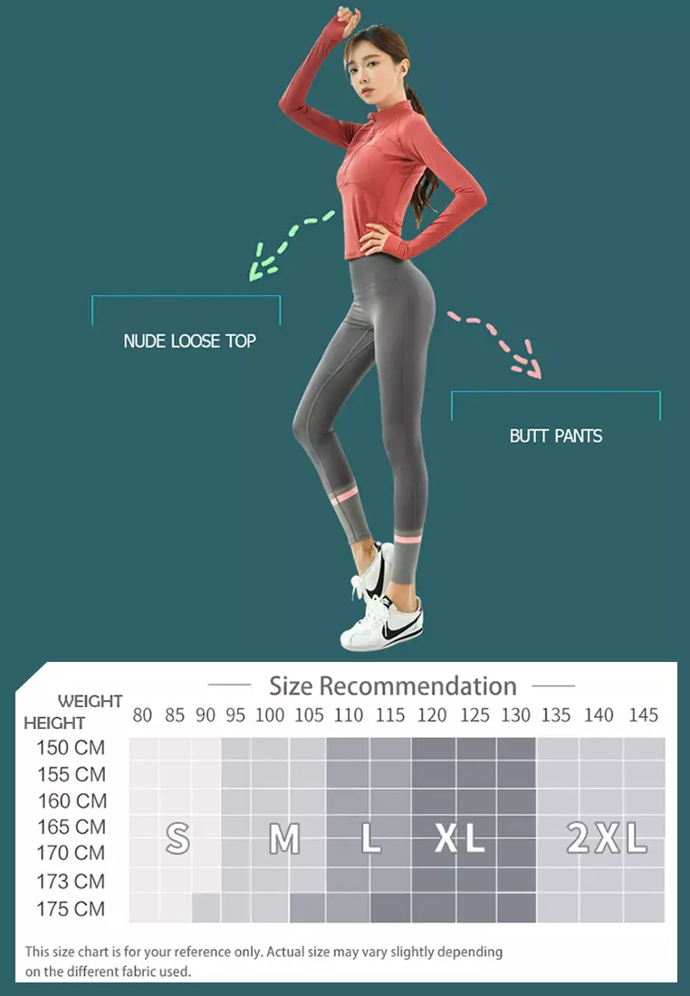 (2PCS) Quick Dry Running Fitness Yoga Dance Set (Tops+Bottoms)