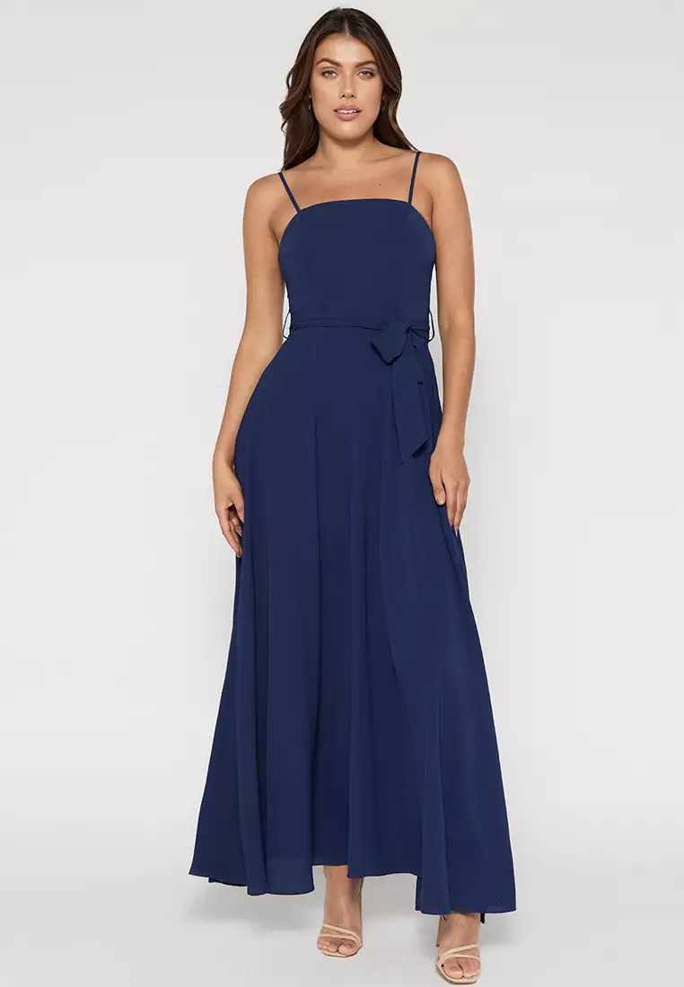 maxi strapless sundress