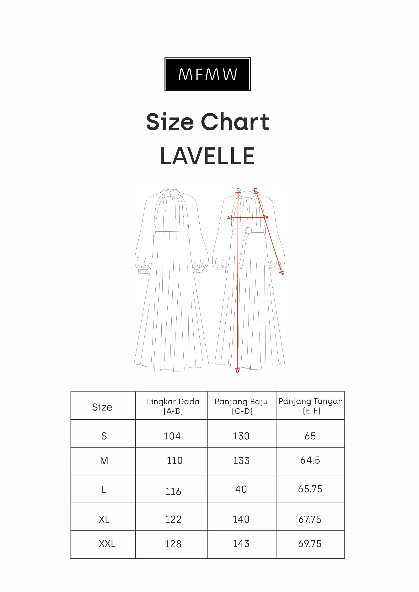 MFMW Lavelle Dress Gamis Hitam