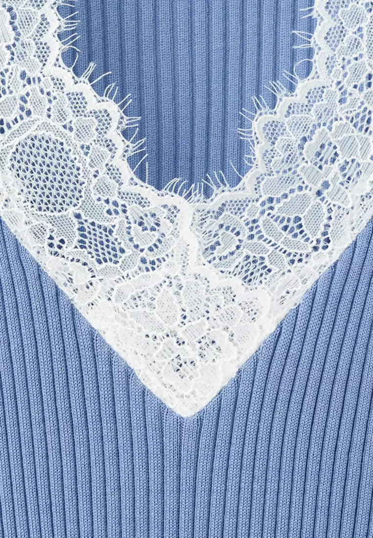 Lace Lyocell Top