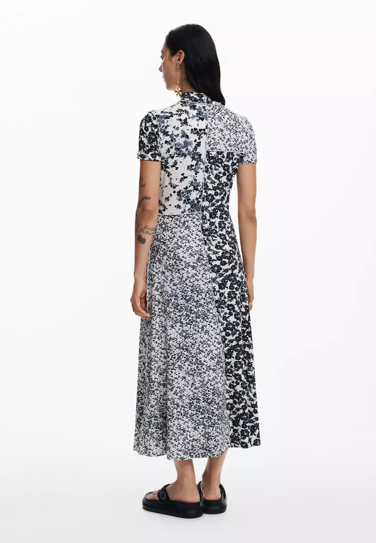 Desigual Woman Floral midi dress.