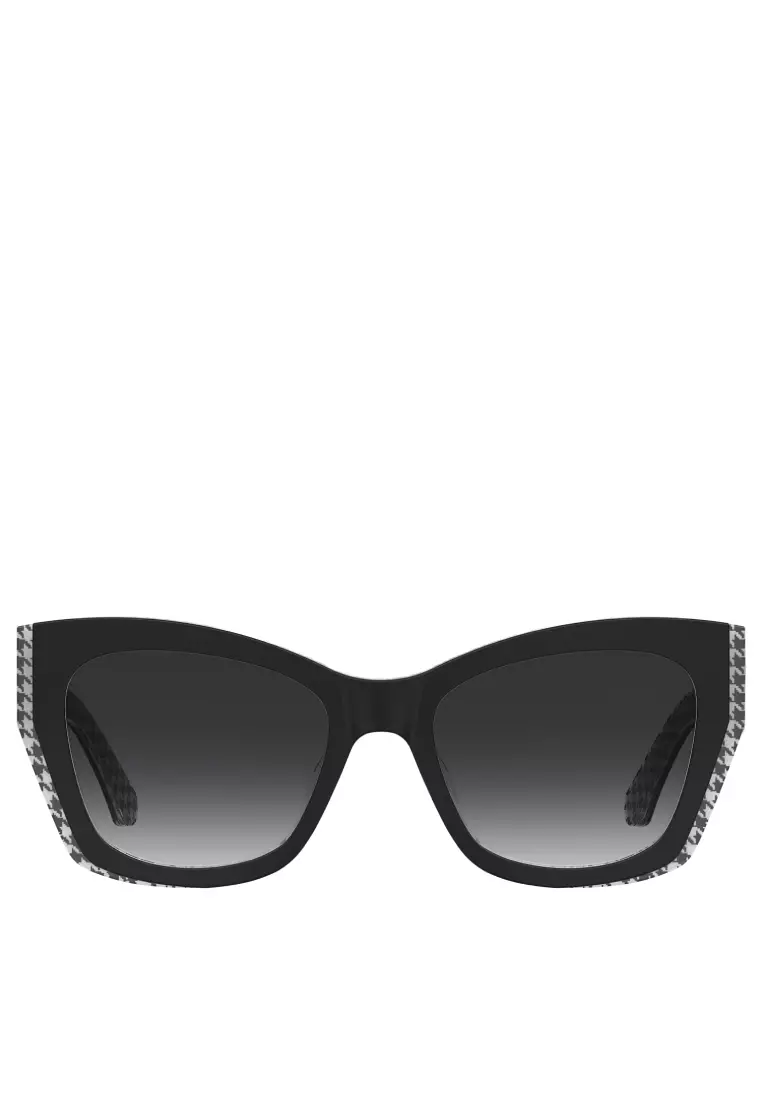 Kate Spade Sunglasses KS JAYDA/G/S-TAY-9O, Cat Eye Shape with Black Pattern White color