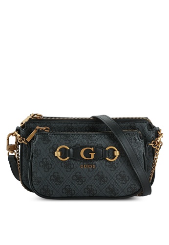 Buy Guess Izzy Double Pouch Crossbody Online | ZALORA Malaysia