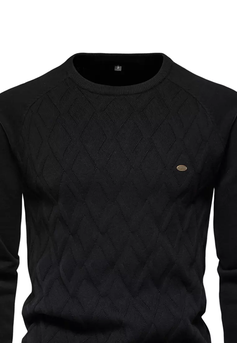 Jacquard Knitted Sweater AX-Y229