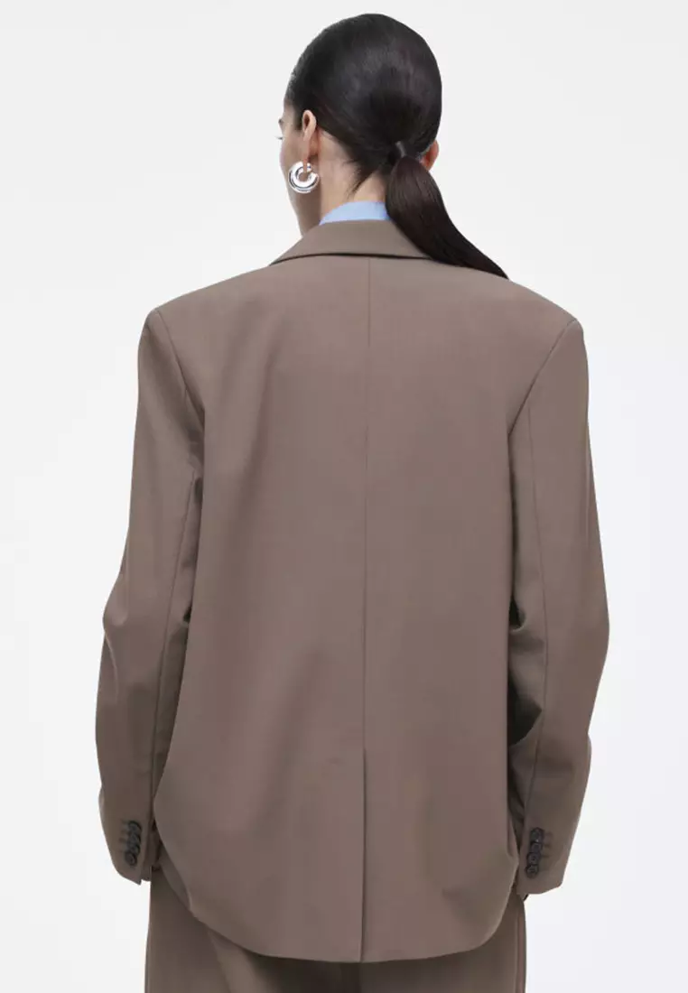 Buy COS Relaxed Single-Breasted Wool-Blend Blazer 2025