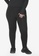 Trendyol black Plus Size High Waist Knitted Sport Leggings C4945AAFAED636GS_1