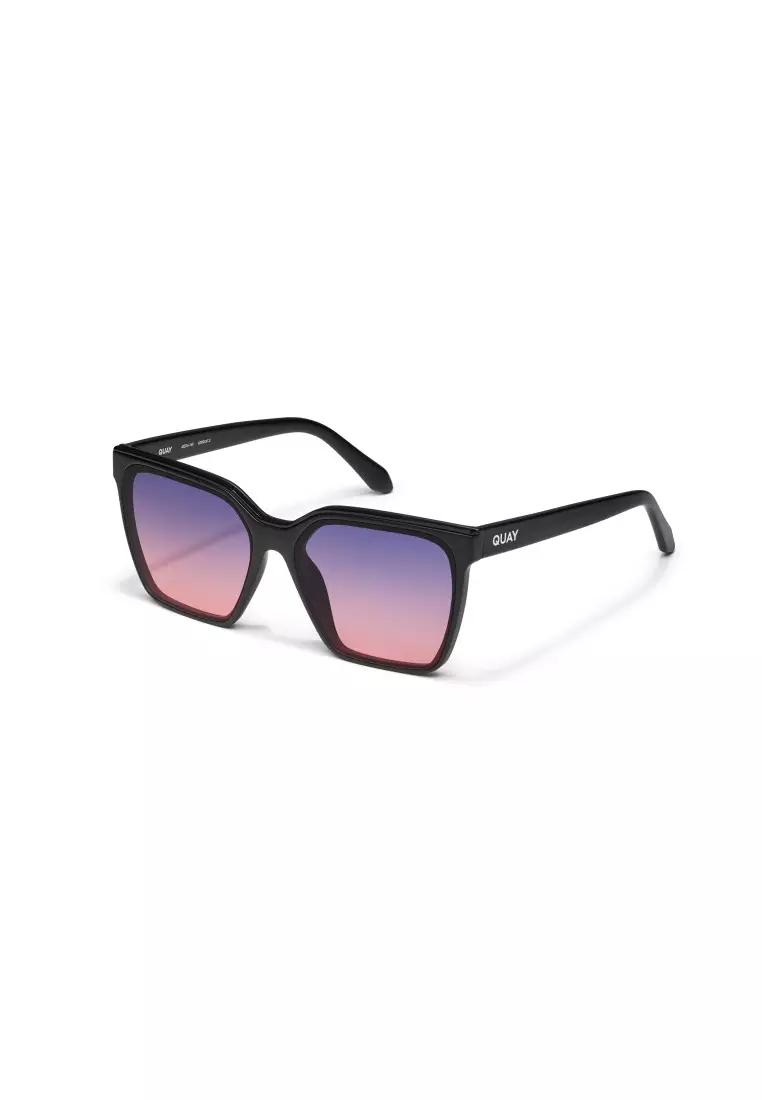 Level Up Sunglasses - Matte Black/Dusk Pink (Exclusive Colourway)