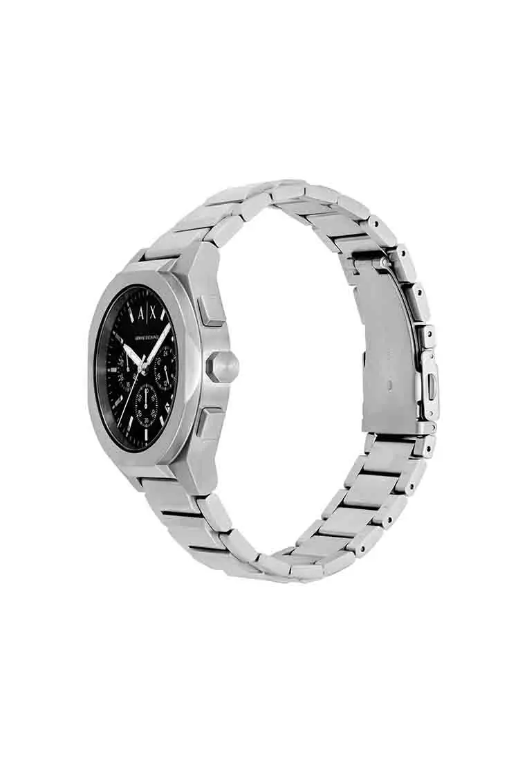 Buy Armani Exchange Rafael Silver Stainless Steel Watch Ax4186 2025 ...