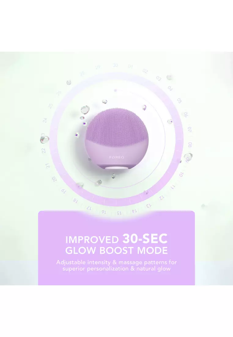 FOREO LUNA 4 mini Smart Dual-Zone Facial Cleansing Device for All Skin Types - Lavender