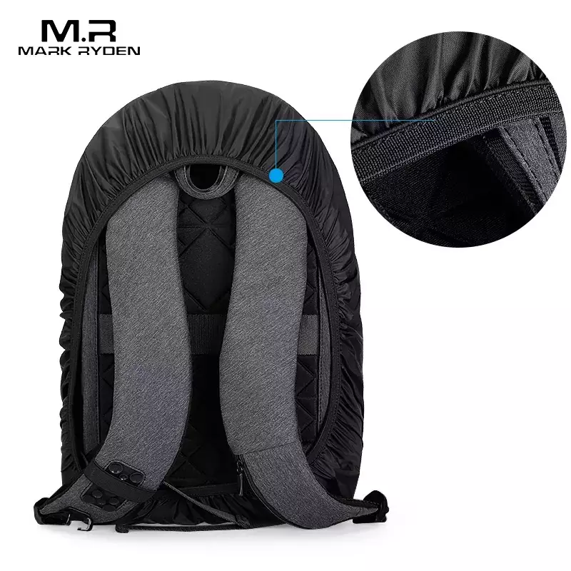 Mark Ryden MR8012 Backpack Rain Cover Waterproof 15-20 L - BLACK