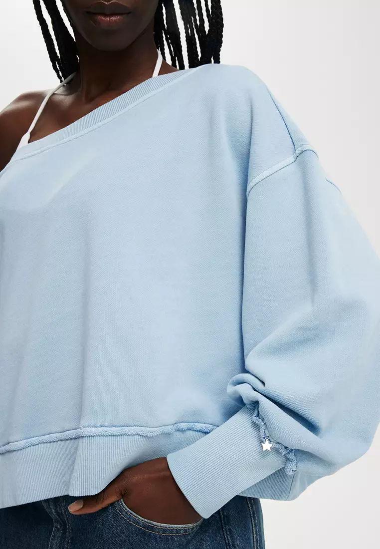 Off Shoulder Sweatshirt