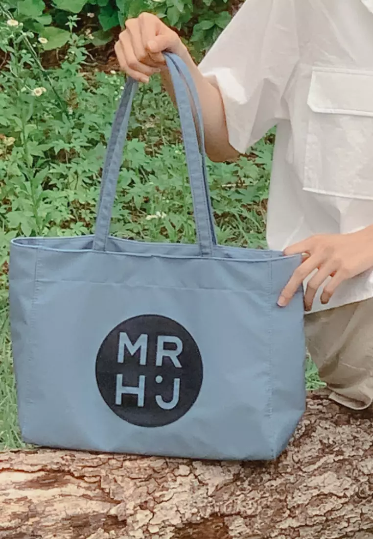 BONO Nylon Shoulder Bag Blue