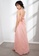 Origin by Zalora pink Tie Back Linen Maxi Dress EC059AA4CCD58BGS_1