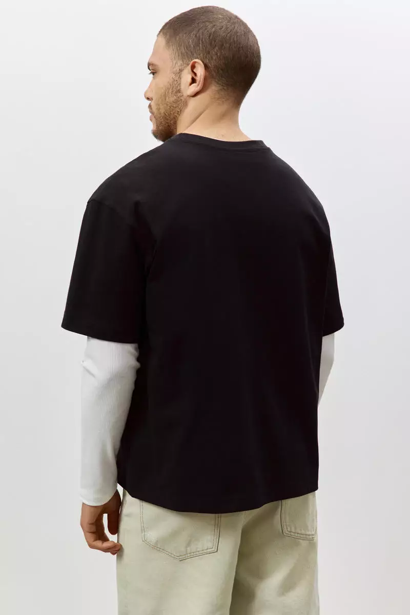 Buy H M Loose Fit T shirt Online ZALORA Malaysia
