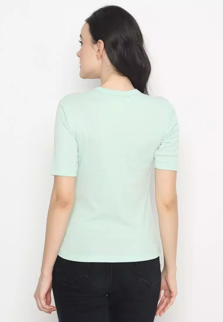 MATSUDA Kaos Wanita T Shirt Katun Flora