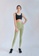 SKULLPIG green [Cotton Flex] High Ankle Leggings (Latte Green) Quick-drying Running Fitness Yoga Hiking 67274AAA84F5C4GS_4