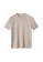 MANGO Man beige Knitted Linen T-Shirt 6879EAA5E866DCGS_5