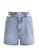 Urban Revivo blue Cut Out Denim Shorts 6A656AAC080AAAGS_5
