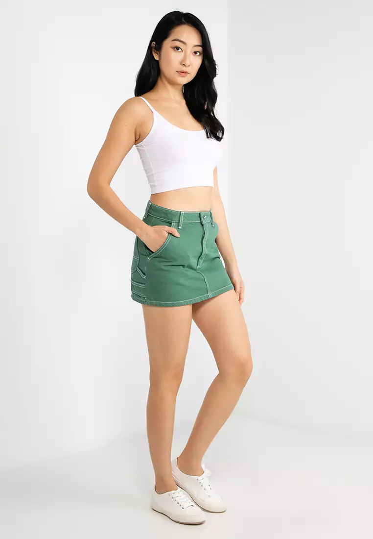 Green skirt shop cotton on
