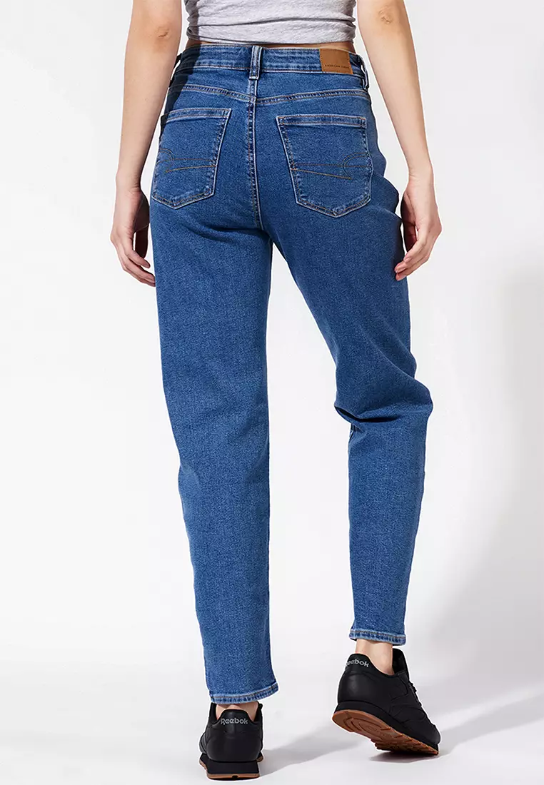 American eagle stretch outlet mom jean