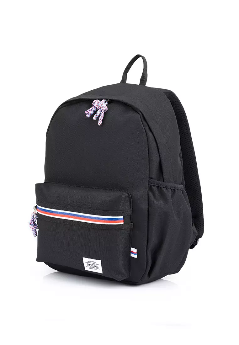 American tourister back to school backpack woodle 01 grey hippo hot sale