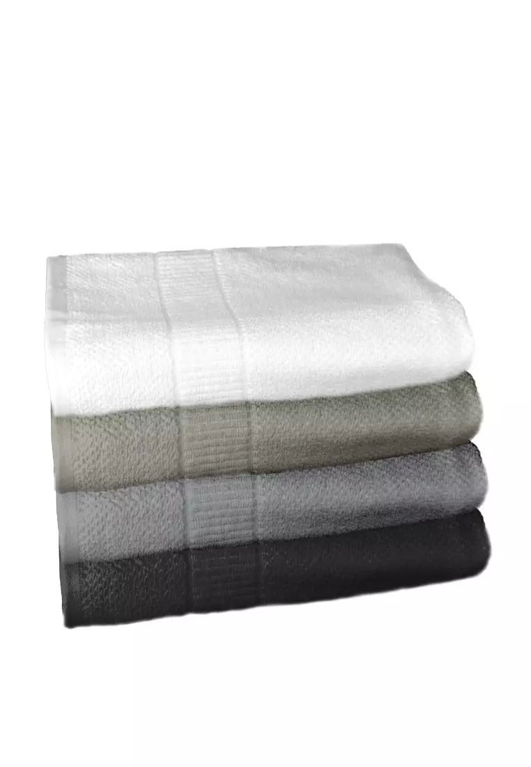 Telo Bagno Bassetti 100% Cotone 430gsm - 80x160 Cm, Colore Corda, Made In Italy - Foto 2