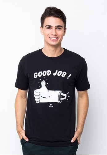 Endorse Tshirt Wl Good Job Black END-PB017
