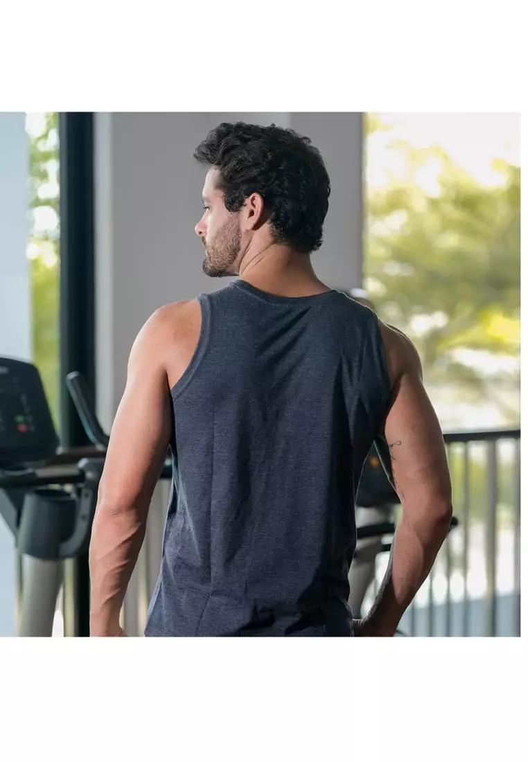 Fitwear - Muscle Tee Pria Grifton Plain - Navy