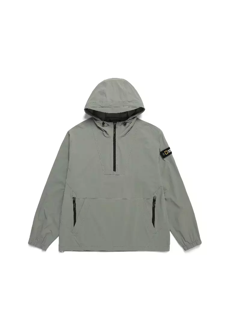 Unisex ADELIE Lightweight Woven Stretch Long Sleeve Anorak Jacket