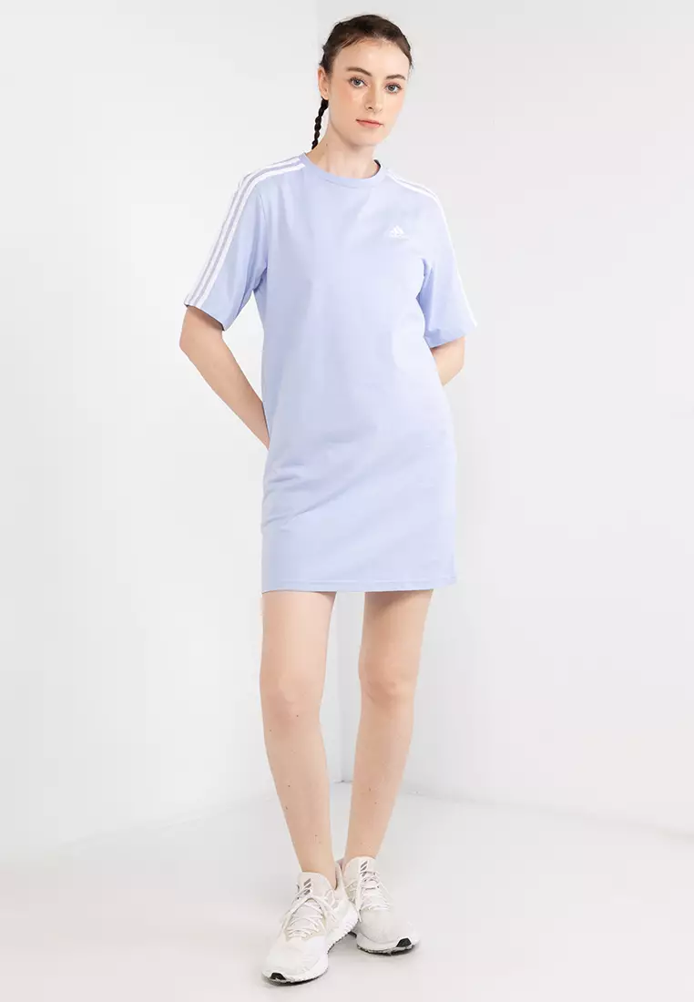 Buy ADIDAS essentials 3 stripes single jersey boyfriend tee dress