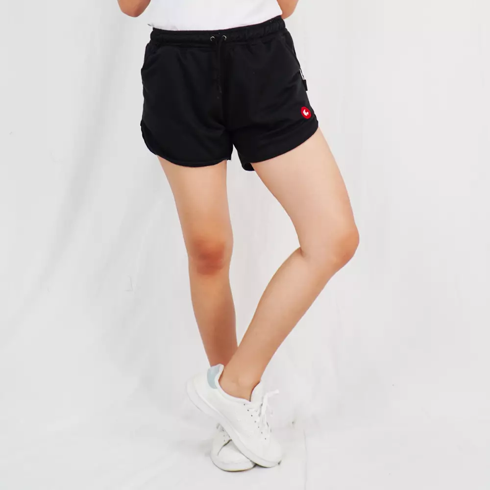 OKECHUKU Mini Celana Pendek Wanita Celana Olahraga Short Pants Wanita - HITAM