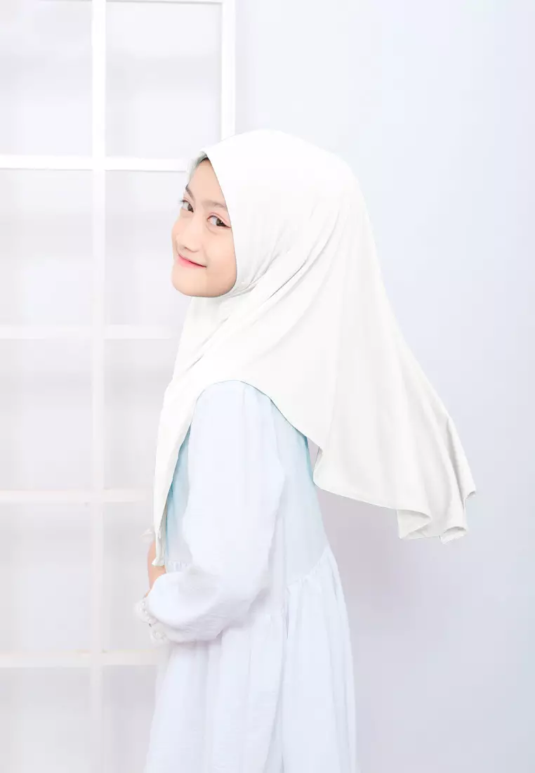 Cotton Bee - Zura Bergo Instan | Hijab Instan Anak | Bergo Tali - S