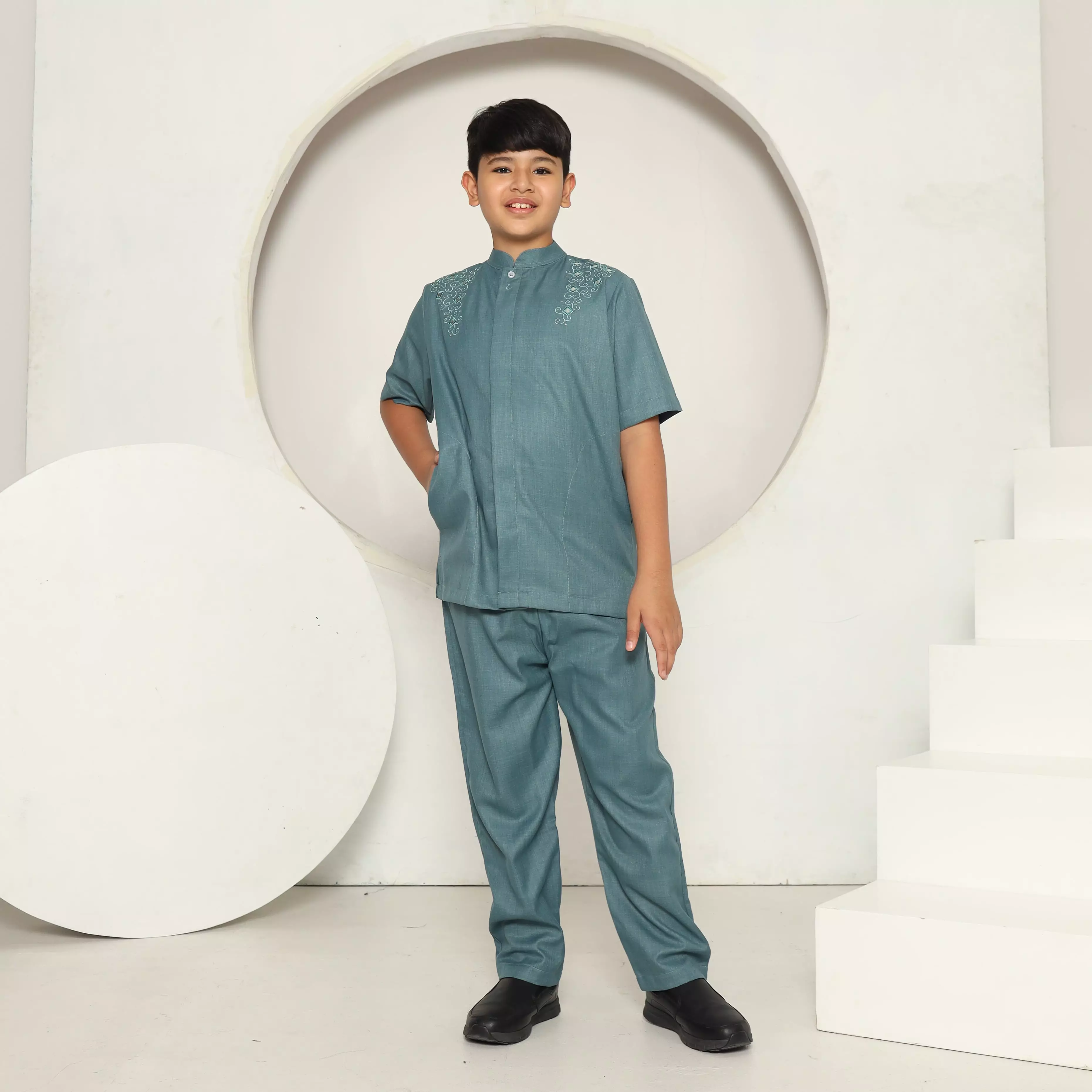 Baju Koko Anak Sarimbit KKA 43 Tosca