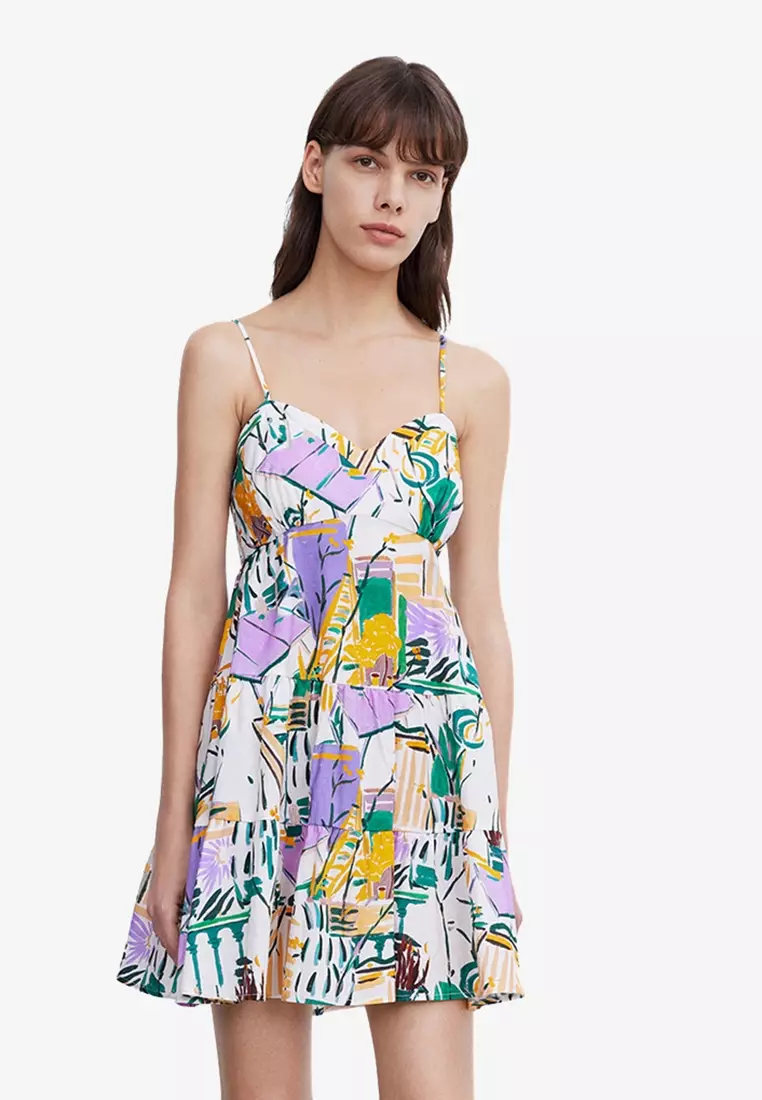 All-Over Print Skater Dress