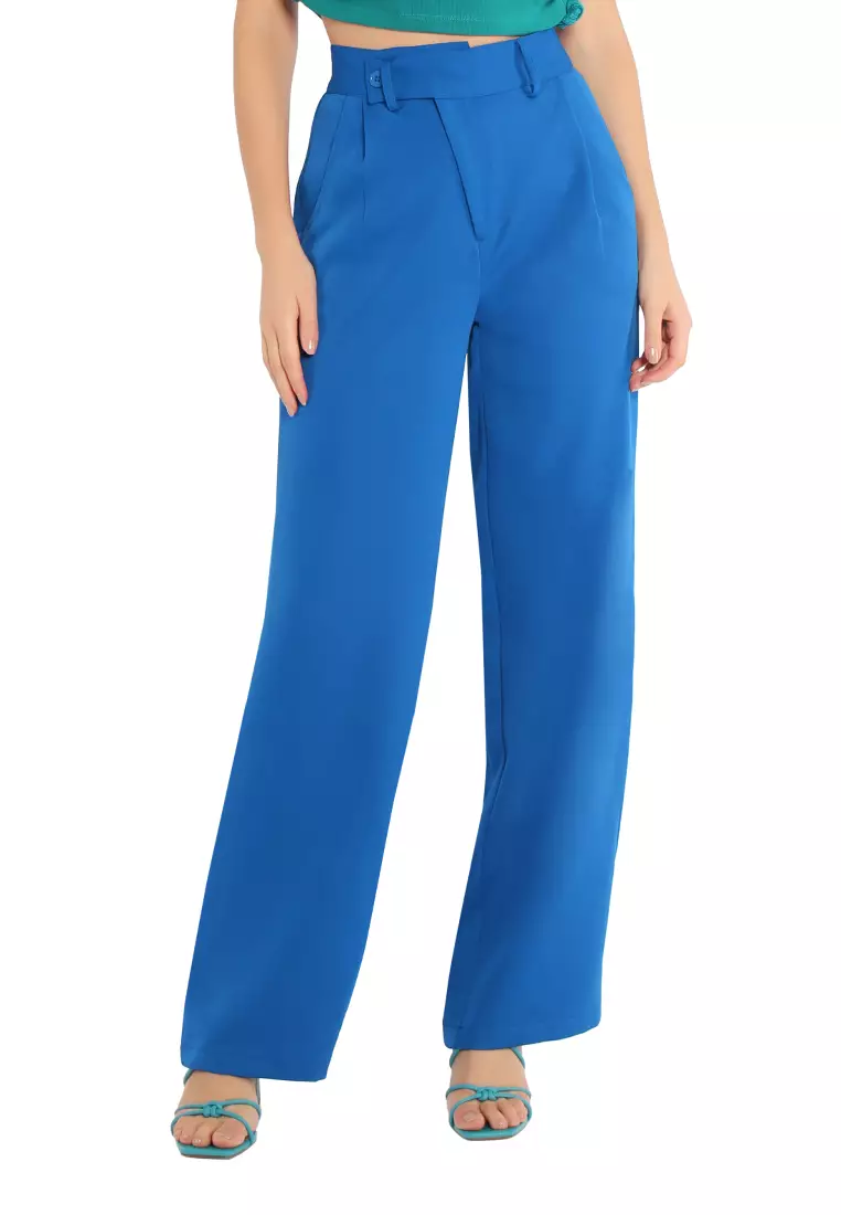 Blue Flare Pants -  Singapore