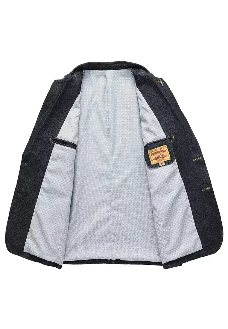 Slim Casual Denim Suit Jacket XN81985