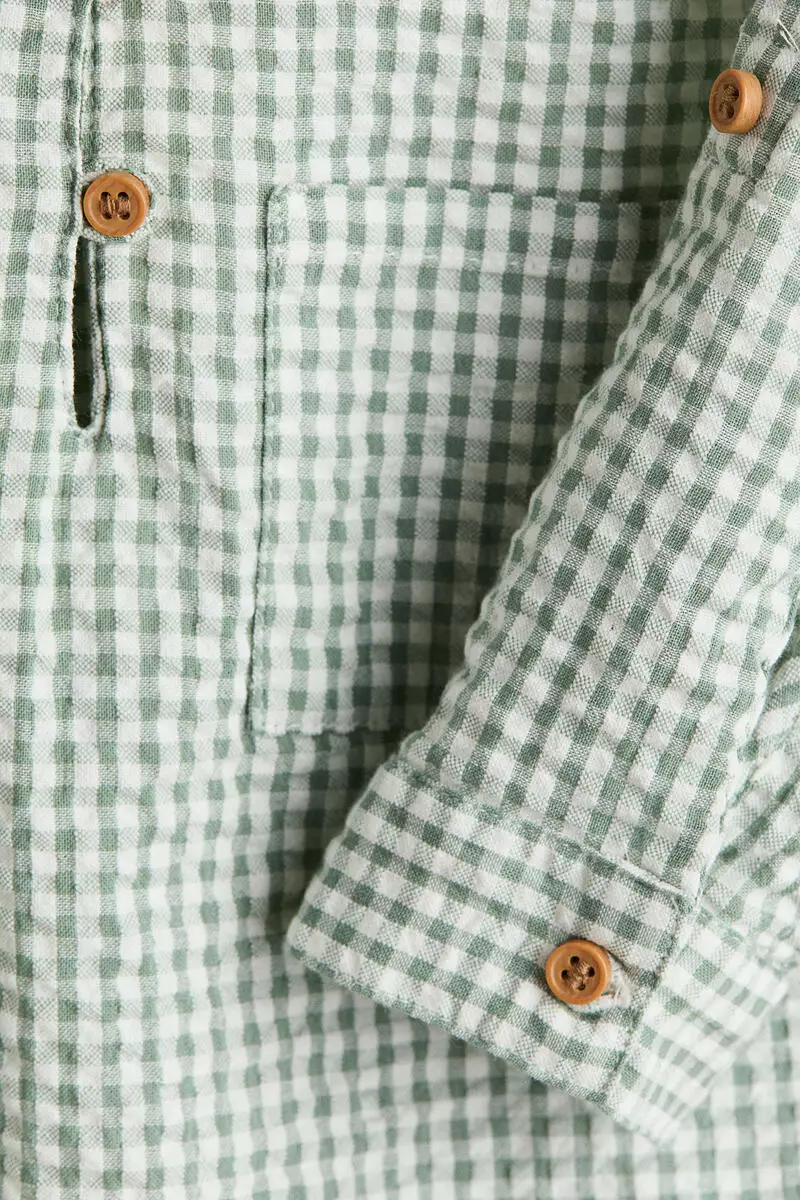 2-piece cotton seersucker set