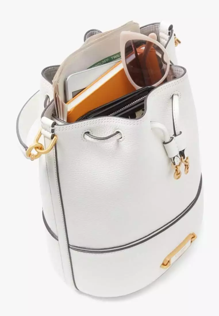 Kate Spade Gramercy Medium Bucket Bag Halo White