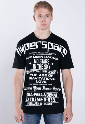 Diesel black T-JUST-B3 MAGLIETTA T-Shirt B1F3DAA3627430GS_1