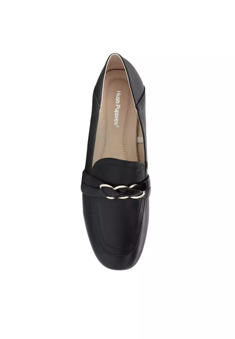 Essence Bit Loafer Women's Shoes - Black Leather – Hush Puppies Philippines