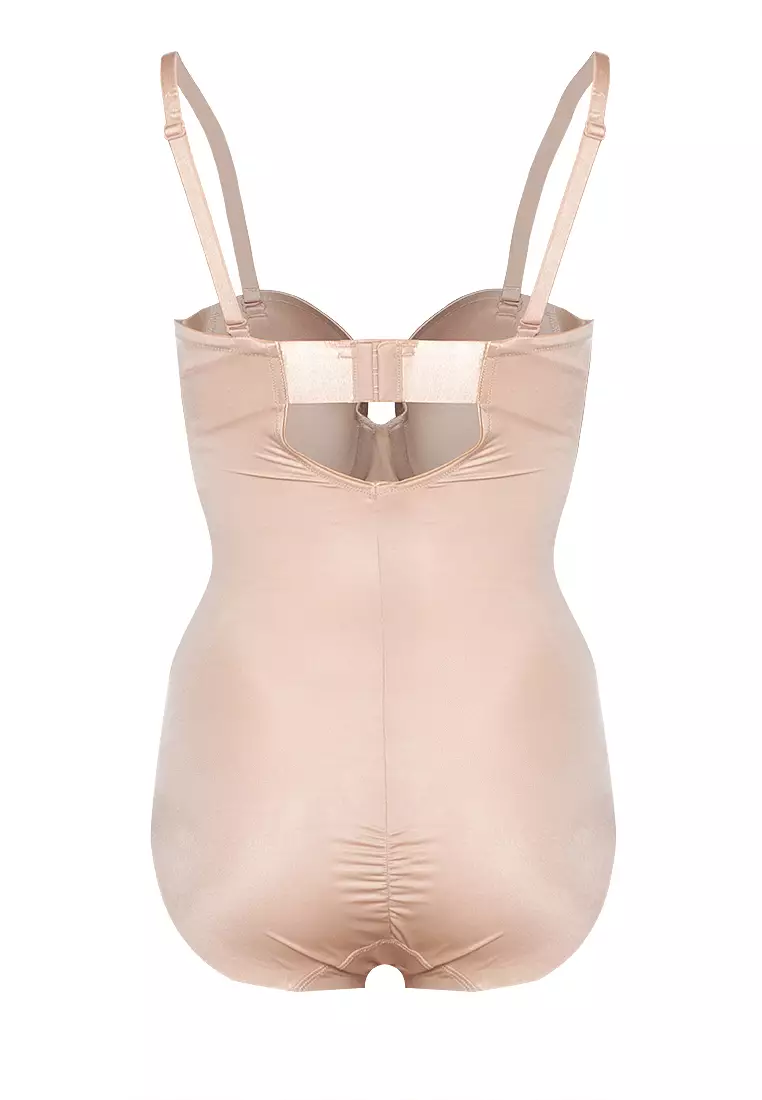 Suit Your Fancy Strapless Cupped Panty Bodysuit