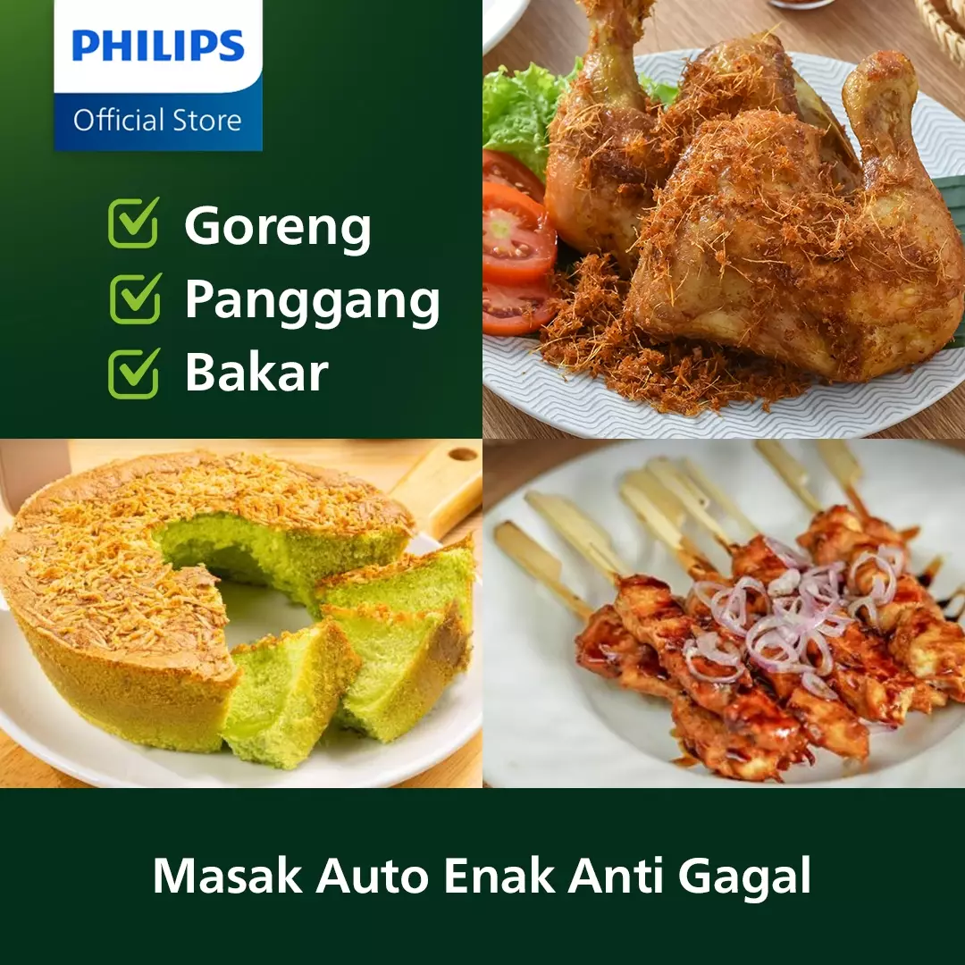 Jual Philips Philips LOW WATT Air Fryer HD9200/91 - 800 Watt Original ...