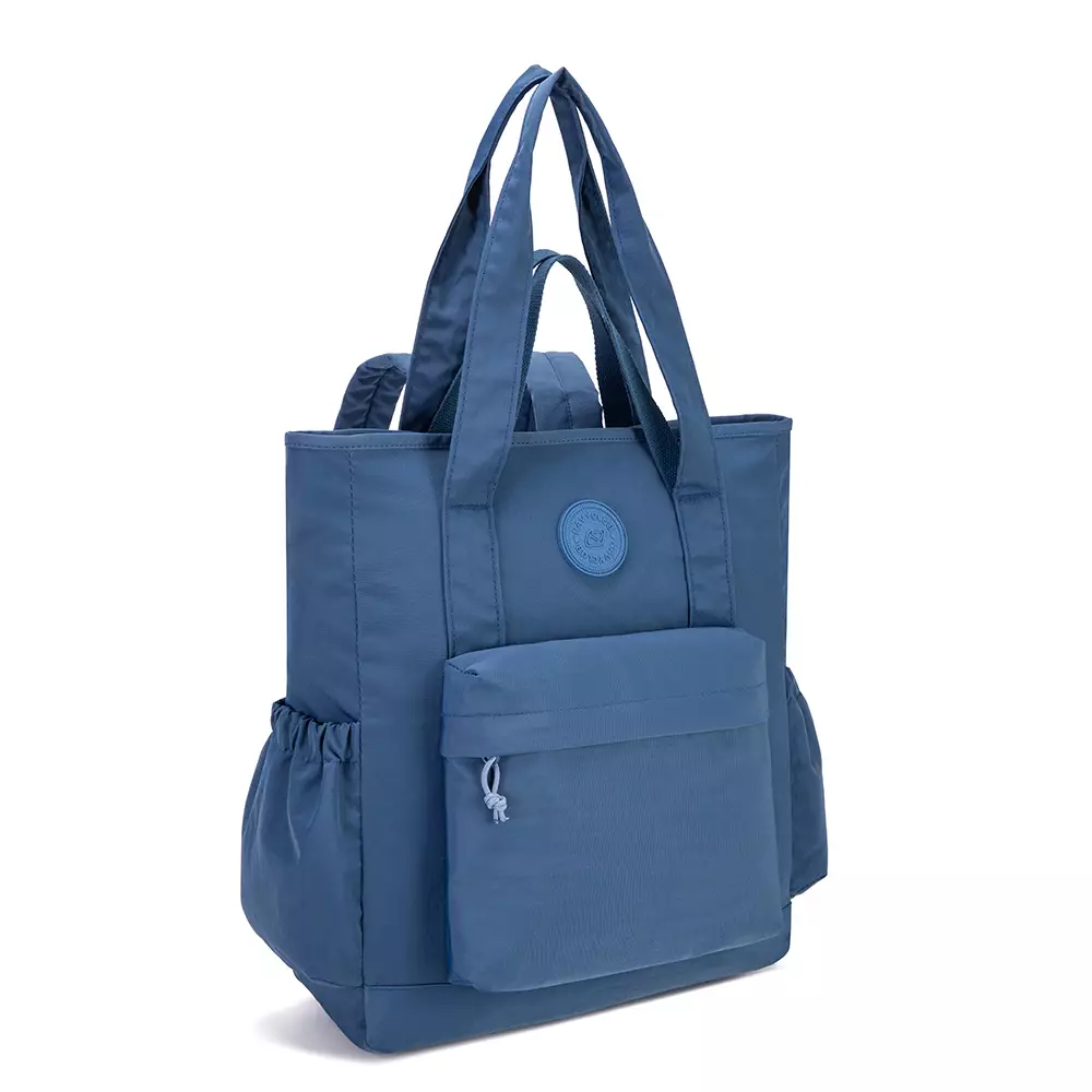 Navy Club Regate Two Way Tote Bag  and Backpack Daypack Totepack Tas Travel - Duffle Bag Tas Pria Tas Wanita