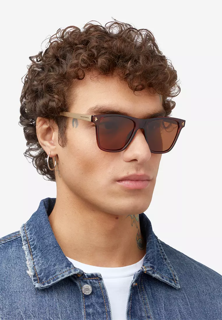 Jual Hawkers HAWKERS POLARIZED Brown ONE LS METAL Sunglasses for Men