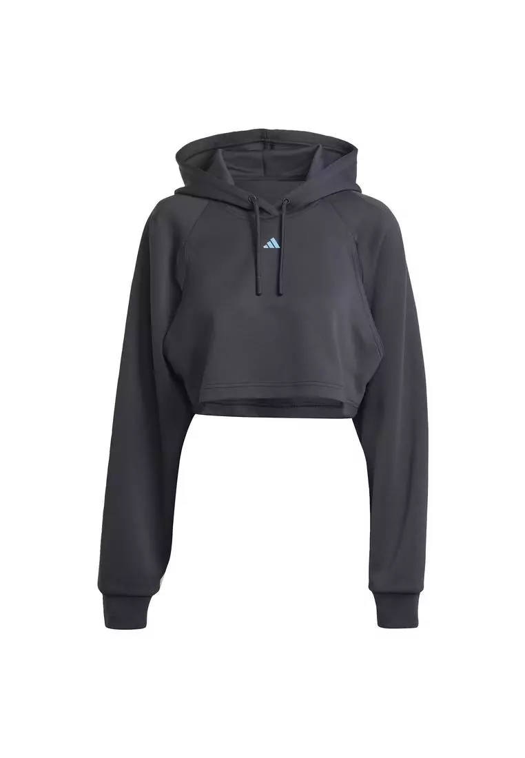 Buy ADIDAS hiit aeroready crop training hoodie 2024 Online